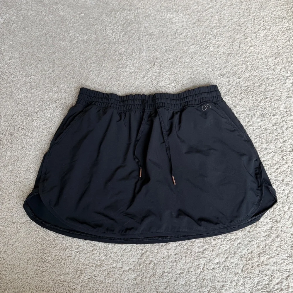 CALIA Black Athletic Skort Size M Tennis Golf Activewear Skirt - Picture 3 of 9